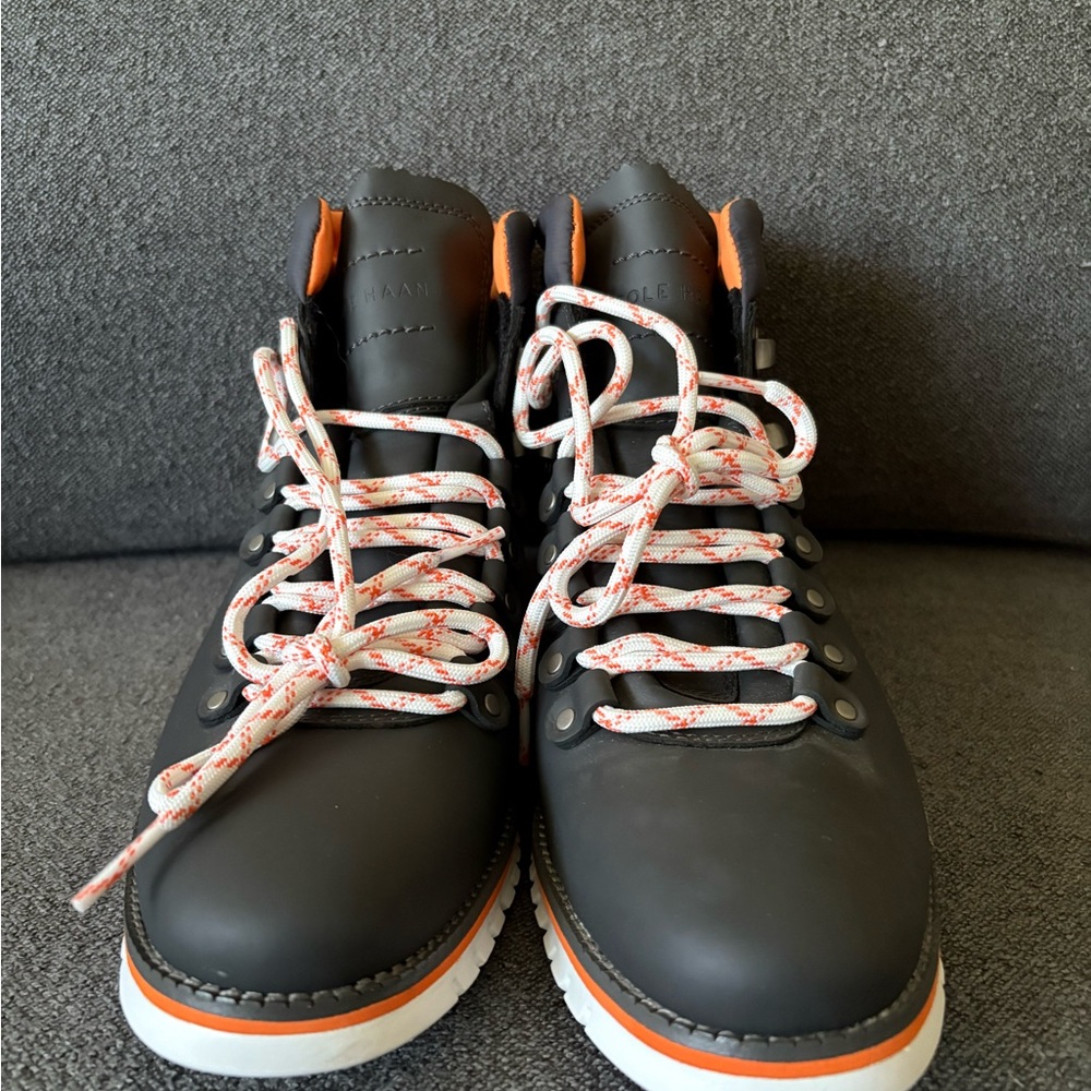 Brand New Cole Haan Black and Orange Men's Boots